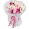 Букет с пионовидными розами и хризантемами «Мечты поэта»